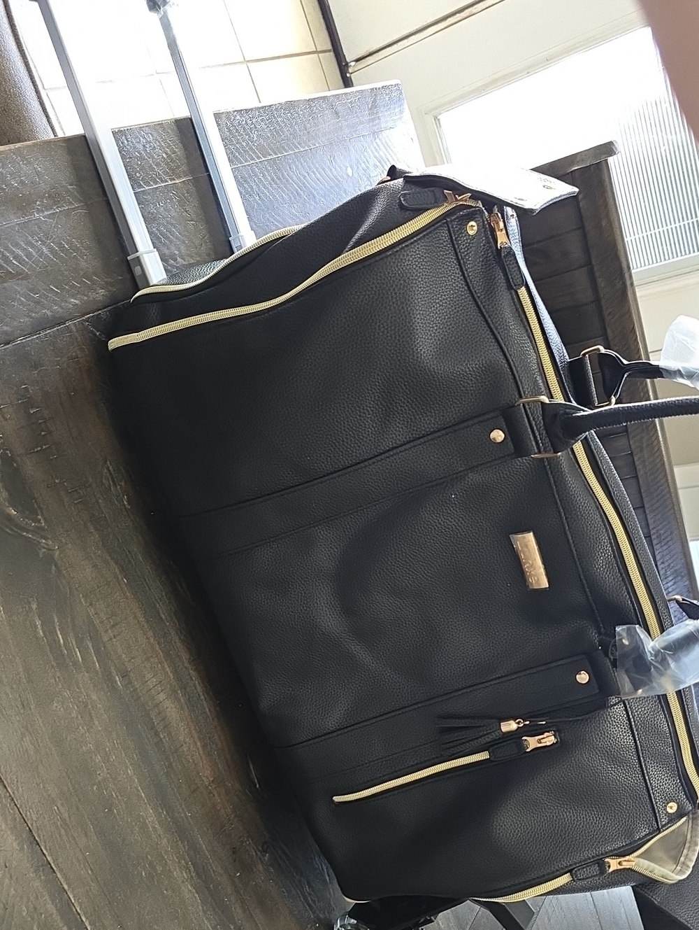 Luhxe Travel Convertible Carry On Garment Roller Bag. NWOT. Strap And Shoe Pouch